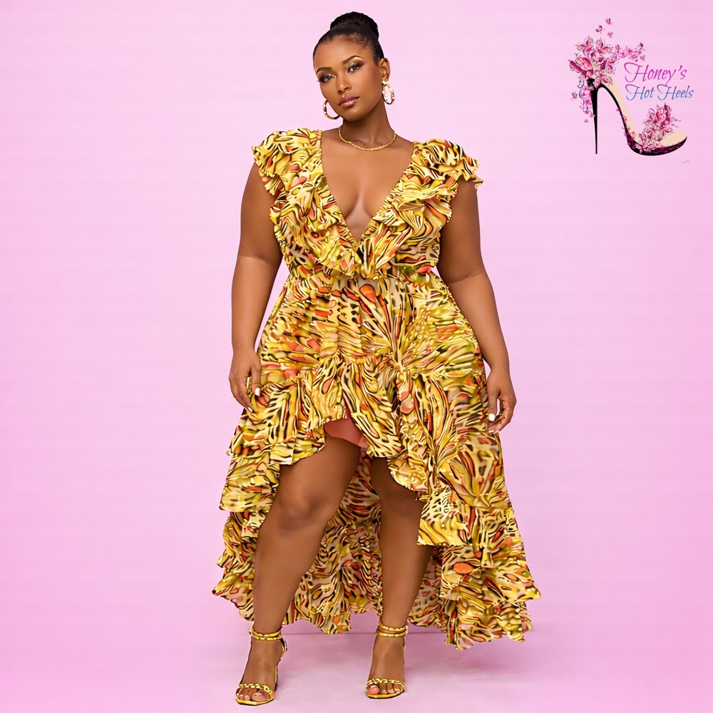 NWT African Pattern Dress
